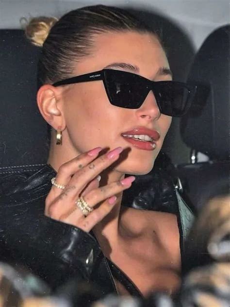 hailey bieber ysl|hailey bieber ysl sunglasses 462.